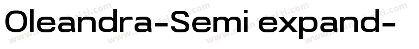 Oleandra-Semi expand字体转换